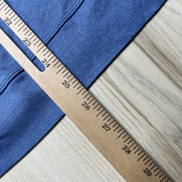 KJUS Men's 1/2 Zip Performance Golf Pullover Sweater Blue Size Medium Logo - Picture 14 of 16